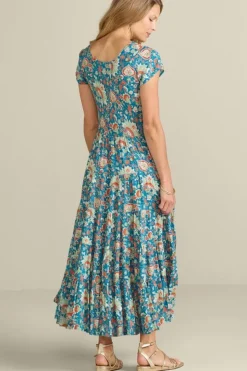 Clearance Soft Surroundings Kara Dress FieryTealJacobean