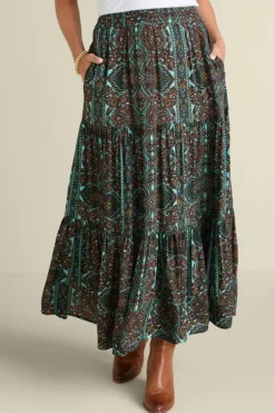 Outlet Soft Surroundings Kara Skirt HarvestScarf