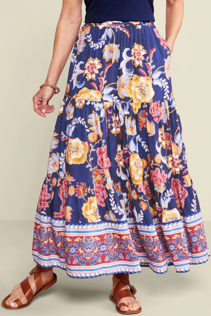Soft Surroundings Kara Skirt II AkrotiriFlowers