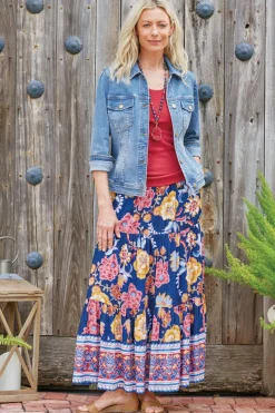 Soft Surroundings Kara Skirt II AkrotiriFlowers