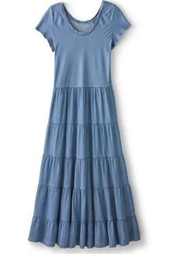 Clearance Soft Surroundings Kara Tencel™ Dress MediumIndigo