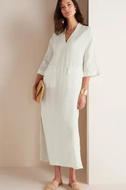 Soft Surroundings Kavala Dress CreamyWhite