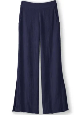 Soft Surroundings Khulani Wide Leg Gauze Pants
