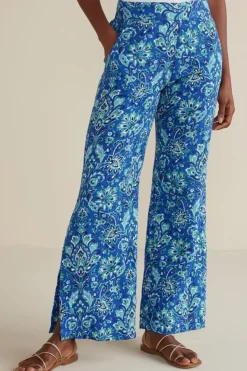 Soft Surroundings Khulani Wide Leg Gauze Pants