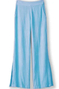 Soft Surroundings Khulani Wide Leg Gauze Pants