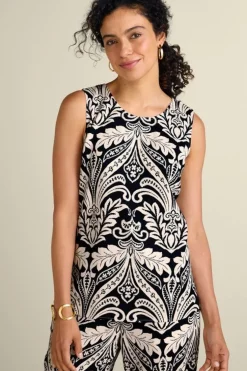 Sale Soft Surroundings Korva Tank CabanaScarfNeutral