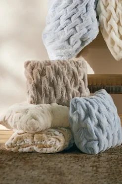 New Soft Surroundings La Parisienne Faux Fur Pillow