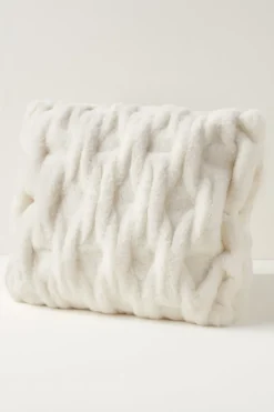 New Soft Surroundings La Parisienne Faux Fur Pillow