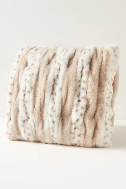 New Soft Surroundings La Parisienne Faux Fur Pillow