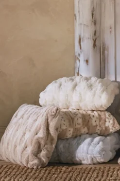 New Soft Surroundings La Parisienne Faux Fur Pillow