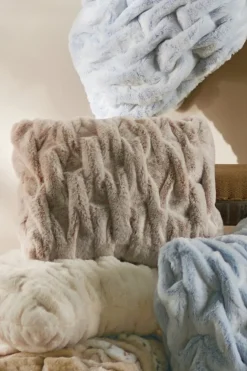 New Soft Surroundings La Parisienne Faux Fur Pillow