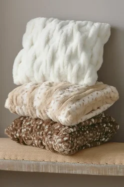 New Soft Surroundings La Parisienne Faux Fur Pillow
