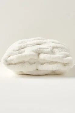 New Soft Surroundings La Parisienne Faux Fur Pillow