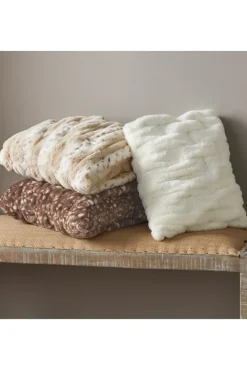 New Soft Surroundings La Parisienne Faux Fur Pillow
