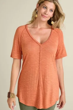 Sale Soft Surroundings Lainey Slub Tee
