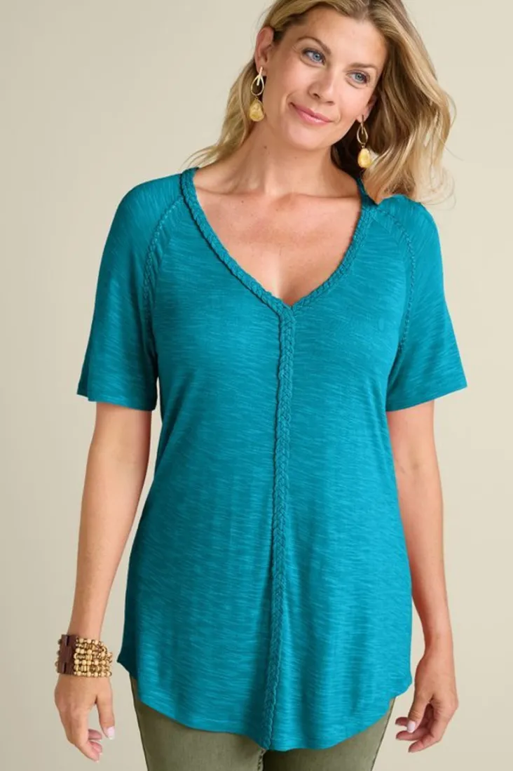 Sale Soft Surroundings Lainey Slub Tee
