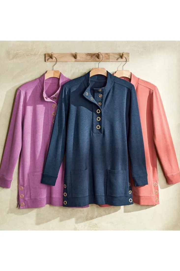 Outlet Soft Surroundings Lakshmi Pullover Tunic