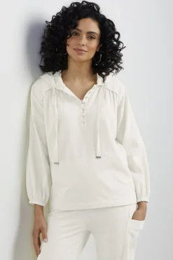 Outlet Soft Surroundings Lanai Hoodie BayLeaf