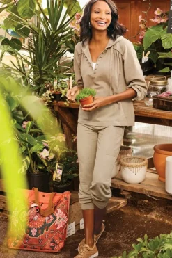 Outlet Soft Surroundings Lanai Lounge Pants BayLeaf
