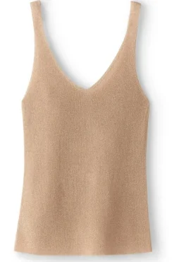 Soft Surroundings Lara Sweater Tank Gold