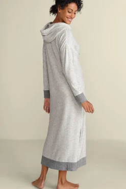 Clearance Soft Surroundings Lazy Day Lounge Dress White/Grey