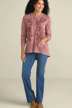 Sale Soft Surroundings L'Enchant Top Rose