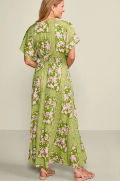 Clearance Soft Surroundings Leslie Maxi Dress InkBloomsScarf