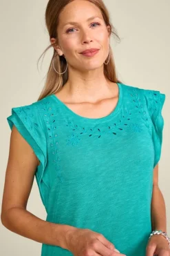 Best Soft Surroundings Libby Tee TealBlue
