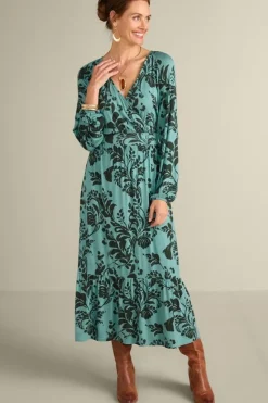 Outlet Soft Surroundings Lilibet Knit Maxi Dress AutumnVines