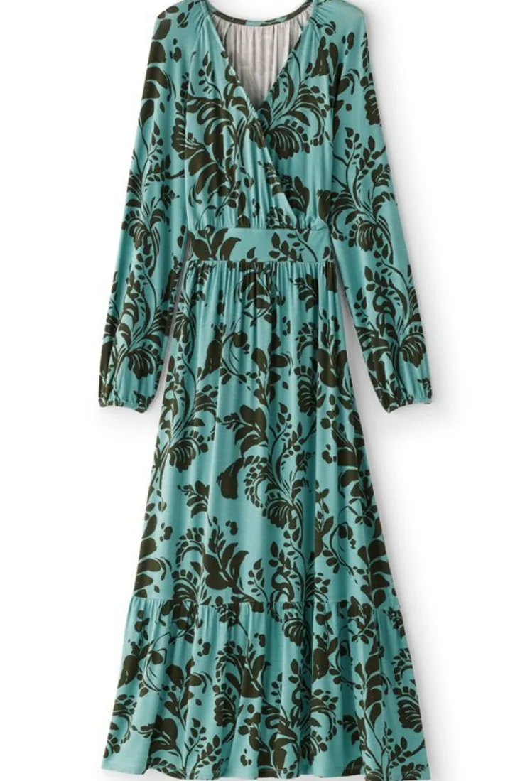 Outlet Soft Surroundings Lilibet Knit Maxi Dress AutumnVines