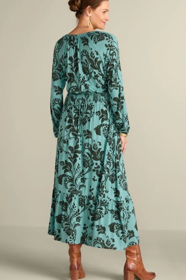 Outlet Soft Surroundings Lilibet Knit Maxi Dress AutumnVines
