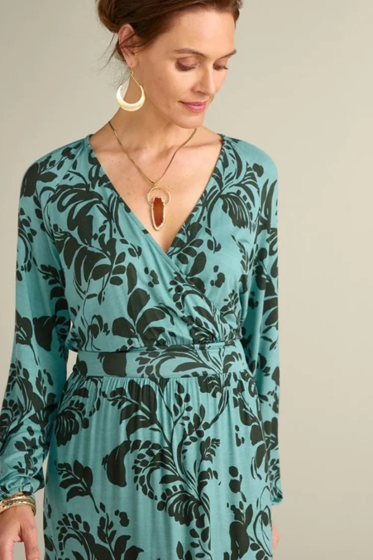 Outlet Soft Surroundings Lilibet Knit Maxi Dress AutumnVines