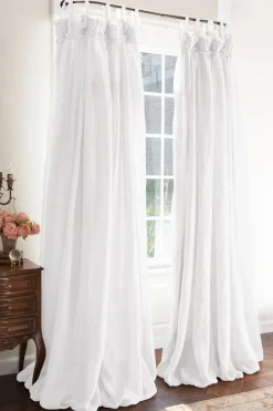 New Soft Surroundings Linen Balloon Drapery Panel