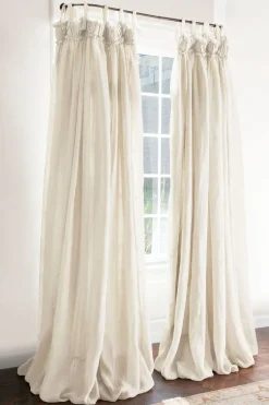 New Soft Surroundings Linen Balloon Drapery Panel