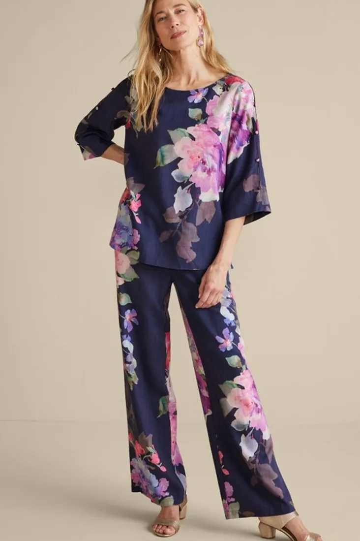 Soft Surroundings Lizette Wide-Leg Pant