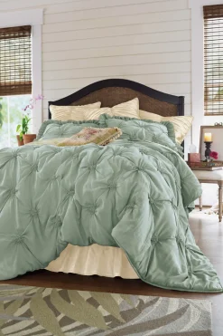 Clearance Soft Surroundings Lombardi Smocked Bed Sham I SeaMoss