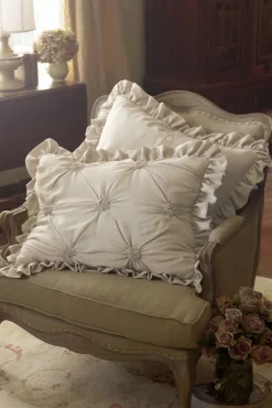 Clearance Soft Surroundings Lombardi Smocked Bed Sham I SeaMoss