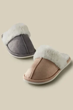 Online Soft Surroundings Lora Cuffed Slippers