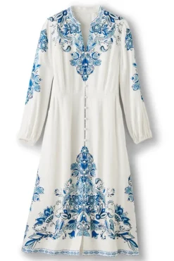 Online Soft Surroundings Louise Midi Dress PerissaScarf