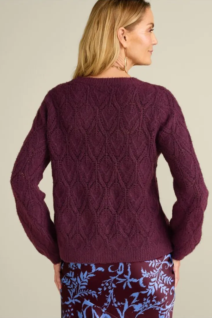 Clearance Soft Surroundings Lyric Sweater PotentPurple