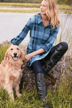 Sale Soft Surroundings Mad About Plaid Top
