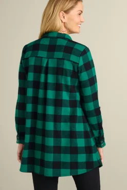 Hot Soft Surroundings Mad About Plaid Tunic