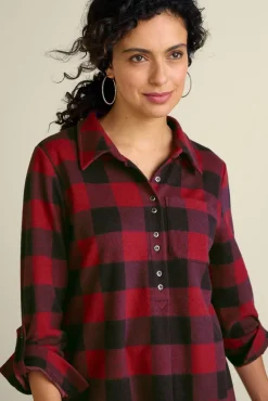 Hot Soft Surroundings Mad About Plaid Tunic