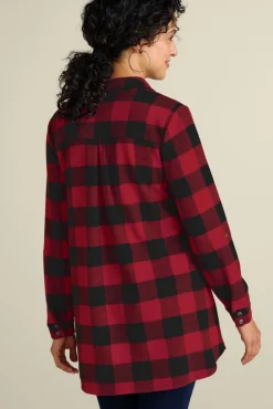 Hot Soft Surroundings Mad About Plaid Tunic