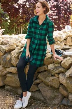 Hot Soft Surroundings Mad About Plaid Tunic