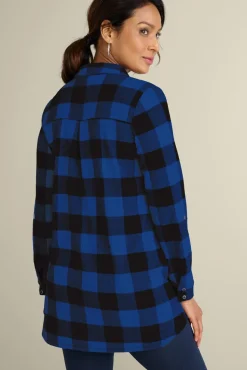 Hot Soft Surroundings Mad About Plaid Tunic