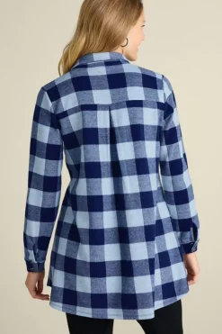 Hot Soft Surroundings Mad About Plaid Tunic