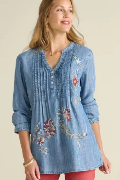Sale Soft Surroundings Maddie Tencel™ Tunic MediumBlueWash