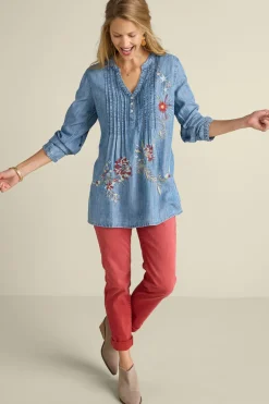 Sale Soft Surroundings Maddie Tencel™ Tunic MediumBlueWash