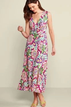 Hot Soft Surroundings Malee Maxi Dress RioGarden